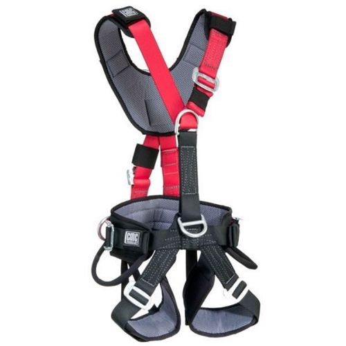 Cmc firefighter rescue harness black/red item# cmc 202824 retail $375 sz sm/med for sale