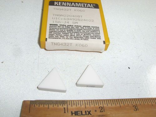Kennametal tng-432-t ceramic inserts (10 pcs) for sale
