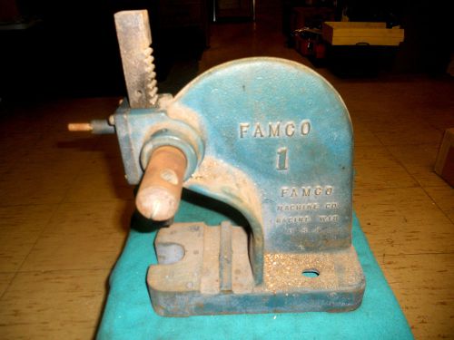 Famco #1 bench mount arbor press for sale