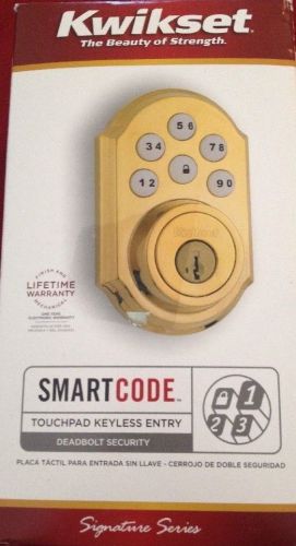 Kwikset 909 l03 smt cp smart code deadbolt-pb smartcode deadbolt for sale