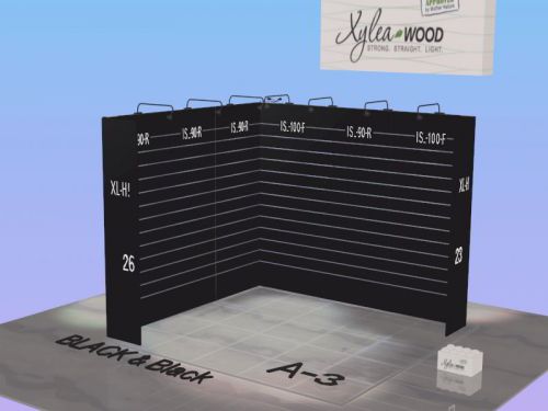 Trade show display booth by xylea wood for sale