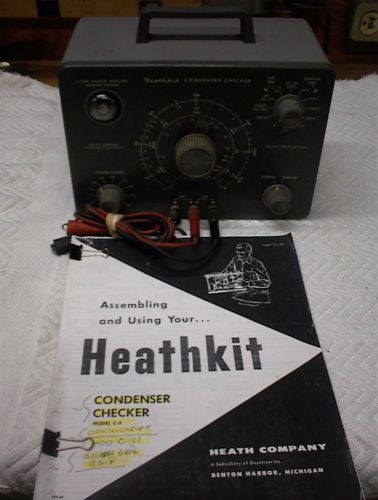 Vintage Heathkit Condenser Checker C-3 Audio Hi-Fi Stereo Amplifier Radio Tube