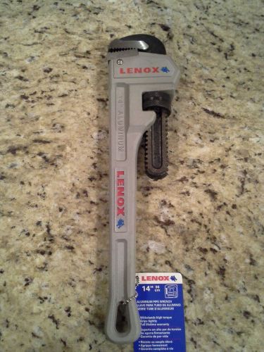 Lenox 14&#034; ALUMINUM PIPEWRENCH, PIPE WRENCH 23822