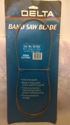 Delta 28-032 93 1/2&#034; X 1/8&#034; X 14 TPI 14&#034; Band Saw Blade Wood Cutting New in Pkg.