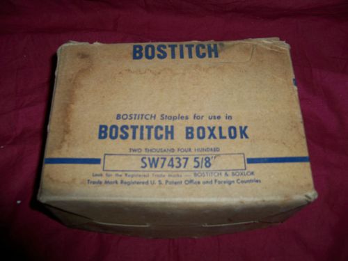 Bostitch SW7437 5/8&#034; Carton Closing Staples Box Sealing New Old Stock