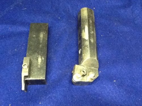 2 greenleaf used turning &amp; grooving tools for lathe #411965-156vgs &amp; 9001 for sale