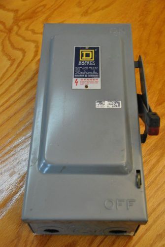 SQUARE D SAFETY SWITCH H-361 FUSIBLE SERIES E 1 600V
