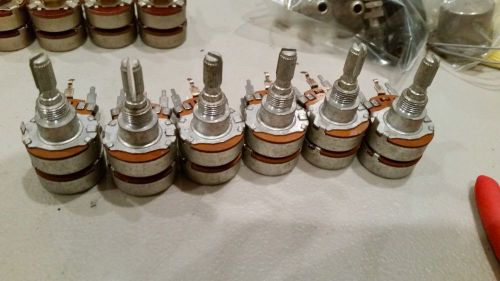 6 nos centralab dual 1meg potentiometers style as shown for sale