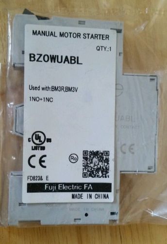 Fuji Electric FA Lot of 4 BZ0WUABL Manual Motor Starter