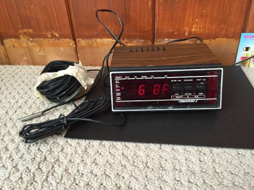 Vintage Computemp 3 Temperature Time Alarm - Temp - Lab - Main - Aux - Probes