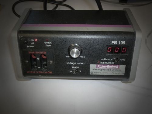FisherBiotech Fisher Scientific ( FB 105 ) Electrophoresis Systems Power Supply