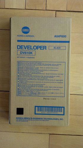 Konica Minolta Black Developer DV610 DV610K - C6000 C7000 C6500 C5500