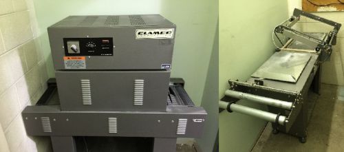 Clamco Series 850 Shrink Wrap &amp; 770-20 L-Bar sealer