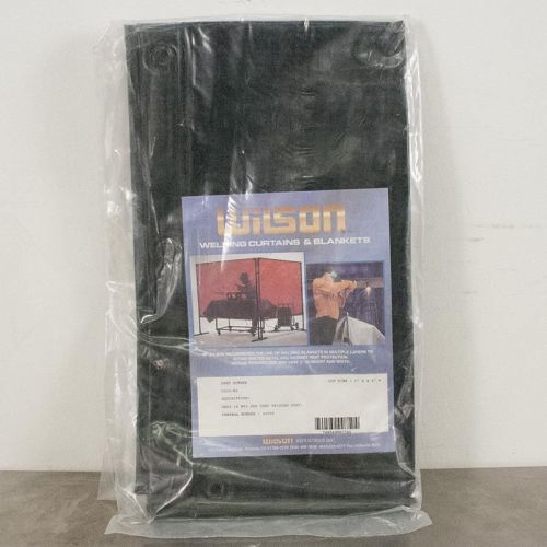 Wilson industries - 5630-80 - 5&#039;h x 6&#039;w gray 14 mil see-thru welding curtain for sale