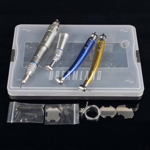 2* Dental High speed Handpiece 4 Hole + Inner Water Contra Angle Kit AEPT-2 USA3
