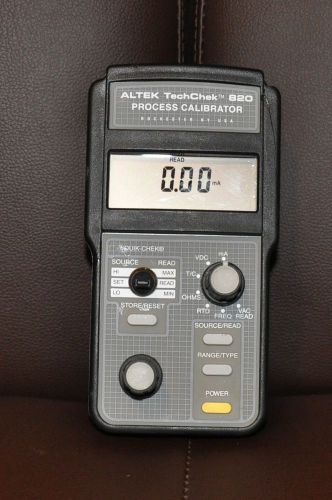 Altek techchek 820 process calibrator... for sale