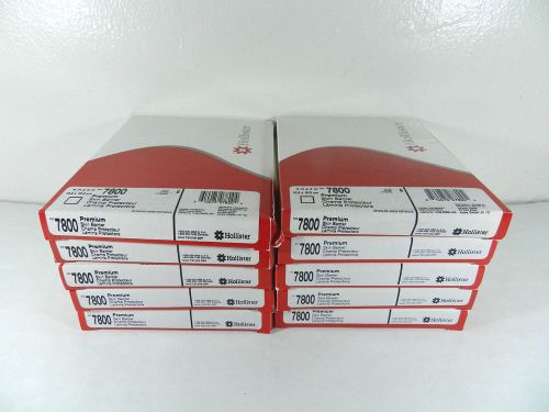 LOT of 10 BOXES - Hollister Premium 7800 Skin Barrier 4&#034; x 4&#034; - 5 units per box