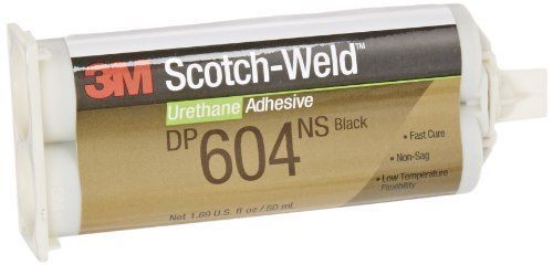 3M DP604NS Scotch-Weld Urethane Adhesive Black, 50 mL (Pack of 1)