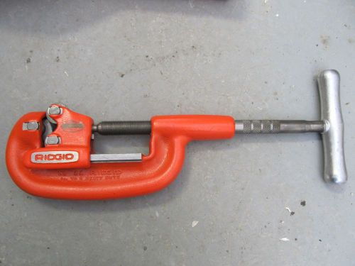 Ridgid Pipe Cutter NO 2A 1/8&#034; TO 2&#034;  2 Rollers, One Cutter