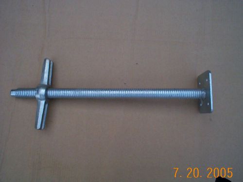 Galv scaffold screw jack w/base plate - scaffolding for sale