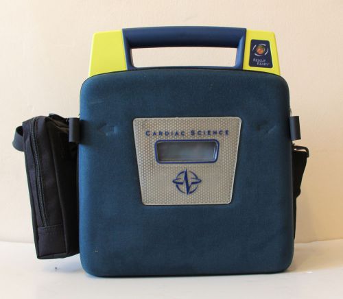 Cardiac science powerheart g3 aed with case, ready kit, pads &amp; battery 9300a-001 for sale