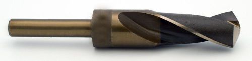 23/32&#034; cobalt 1/2&#034; shank silver &amp; deming drill 135°notched point usa #303c-23/32 for sale