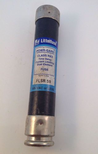 Littelfuse class rk5 time delay fuse lot of 2  flsr 50 100930 for sale