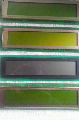 LCD 40 X 4 CHARACTER DISPLAY! LOT OF 4! ELECTRONIC COMPONENT,BUSINESS,INDUSTRY!!