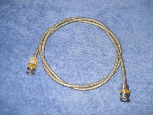 RF Test Patch Cable BNC Male Plug -to- BNC Male Plug, RG55/U, 53 Ohms, 48&#034; Long