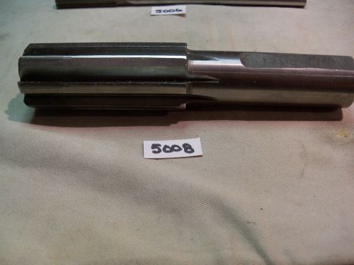 (#5008) used usa made 1.2615 carbide tipped shop made stubby reamer for sale