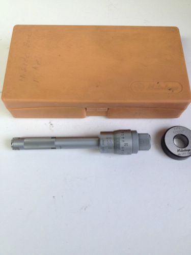 MITUTOYO INTERNAL BORE  MICROMETER  .500 - .65  Model 368-204 HOLTEST Mike