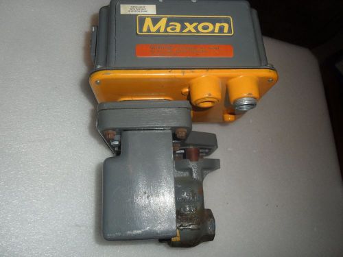 Maxon Shut off Valve 8760 Series .5&#034; TRIM 1-D 300 PSI 32 Fuel Oil 6 Sec 115V New
