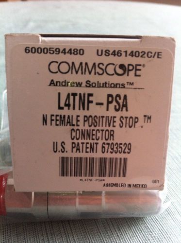 Andrew L4TNF-PSA Positive Stop Connector N-Female NIB