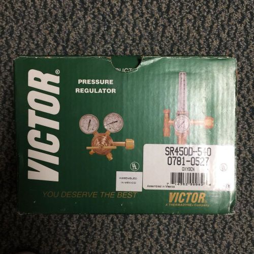 Victor SR450D-540 0781-0527 Two Stage Oxygen Pressure Regulator NIB!