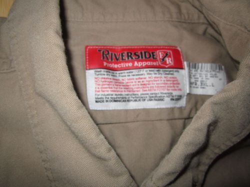 3XL XXXL Riverside Westex Long-Sleeve Shirt - HRC1 - Arc Rating 6.1