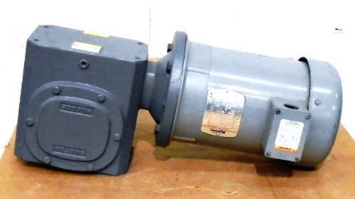 Boston lutfb-b brake motor, f732-20-b9-j right angle worm gear speed reducer for sale