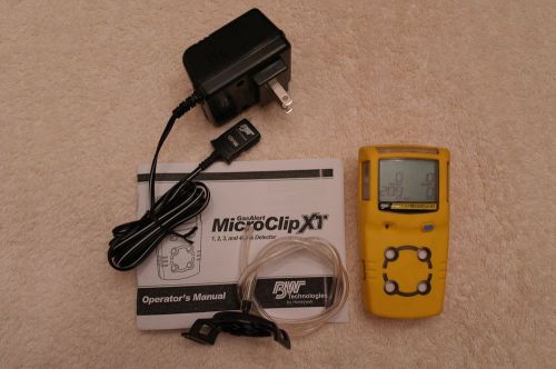 Bw gas alert microclip xt gas detector, 2014, calibrated for sale
