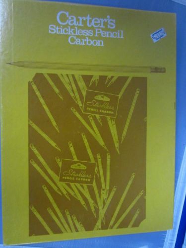 Carter&#039;s Stickless Pencil Carbon Transfer Paper  100 Sheets