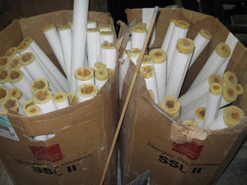 Owens corning ssl-ii fiberglas pipe insulation 55 tubes for sale