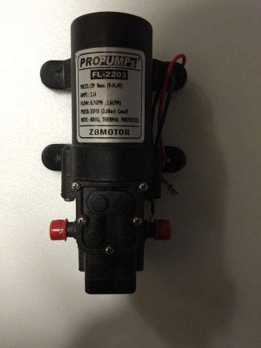 12 volt 55 psi propumps  water pump amps 2.1a 0.7 gpm for sale