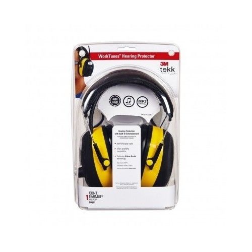 3M Hearing Protector All In One Mp3 Earmuffs Tekk Am/Fm  Capatible Digital Tuner