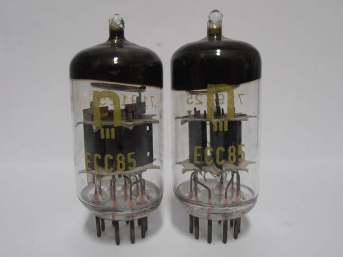 2 x RFT ECC85 Vintage Vacuum Double Triode Tubes /// NEW!! SAME CODES