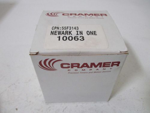 CRAMER 55F3143 ELECTROMECHANICAL MOTOR TIMER 10063*NEW IN A BOX*
