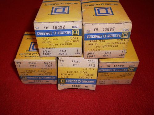 3 new in box square d 9001-ka2 no contact block for sale