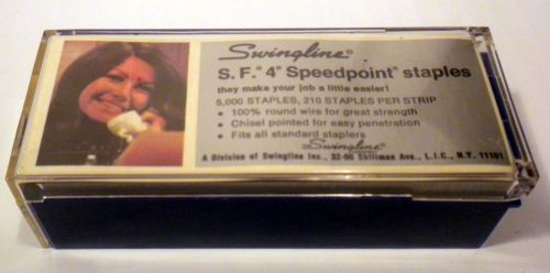 Vintage Swingline Brand Speedpoint Staples -Two (2) 5,000 count boxes - Unopened
