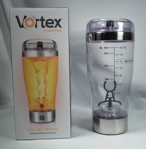 Vortex Mixer Portable Mug 18 oz. Battery Shake Protein Shaker Blender