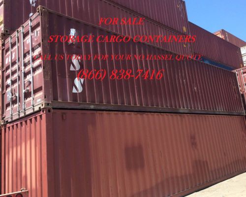 40&#039; steel shipping - cargo - storage containers - long beach, ca for sale