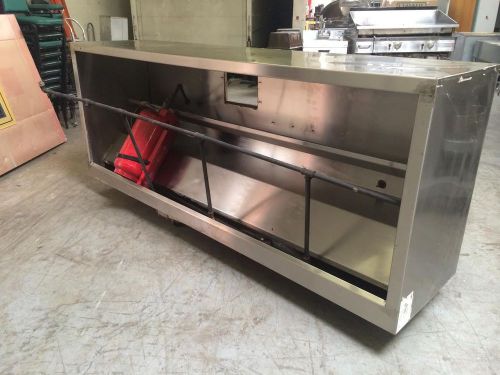 8 ft ( foot ) restaurant ventilation exhaust hood 100% stainless steel for sale