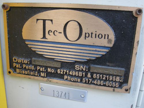 (1) Tec-Option Custom Projection / Spot Welder Welding System - Used - AM13741