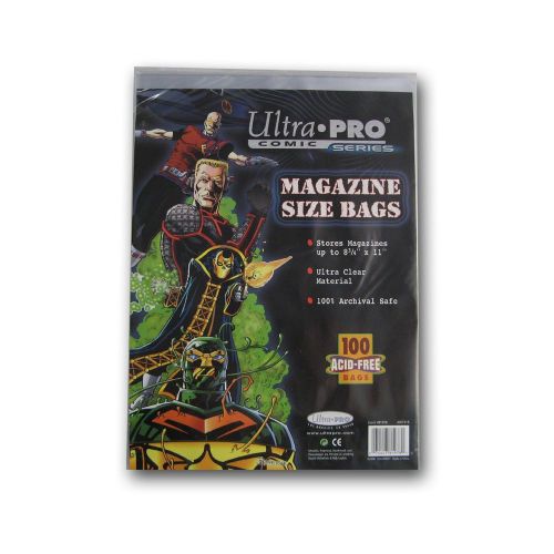 Ultra Pro Magazine Size Bags 80 Acid Free Bags